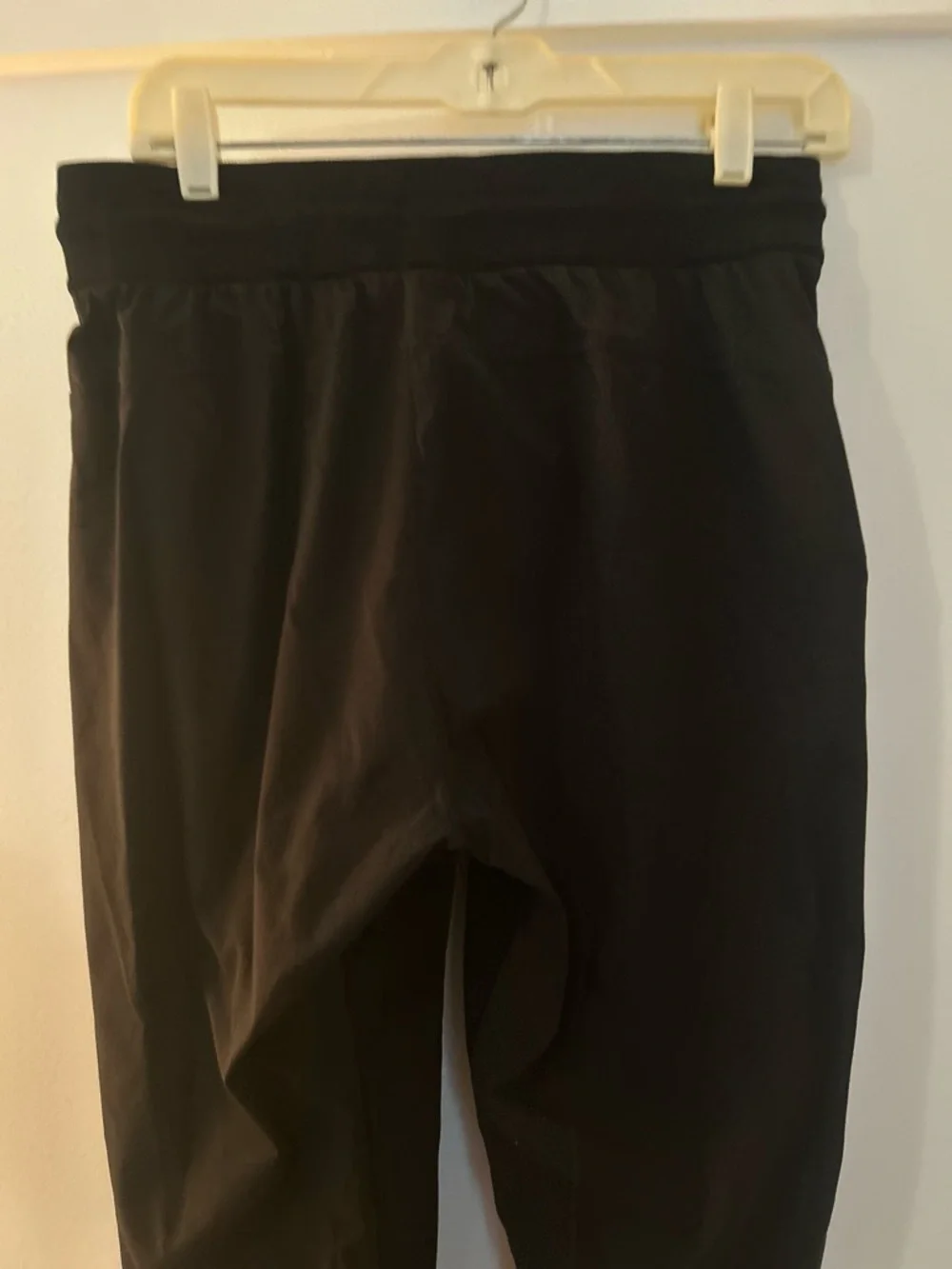 lululemon athletica Black Elastic Waist Joggers Size 8 Adjustable Ankles - Picture 8 of 12